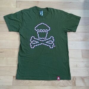 Johnny Cupcakes Christmas Candy Cane Logo T-shirt